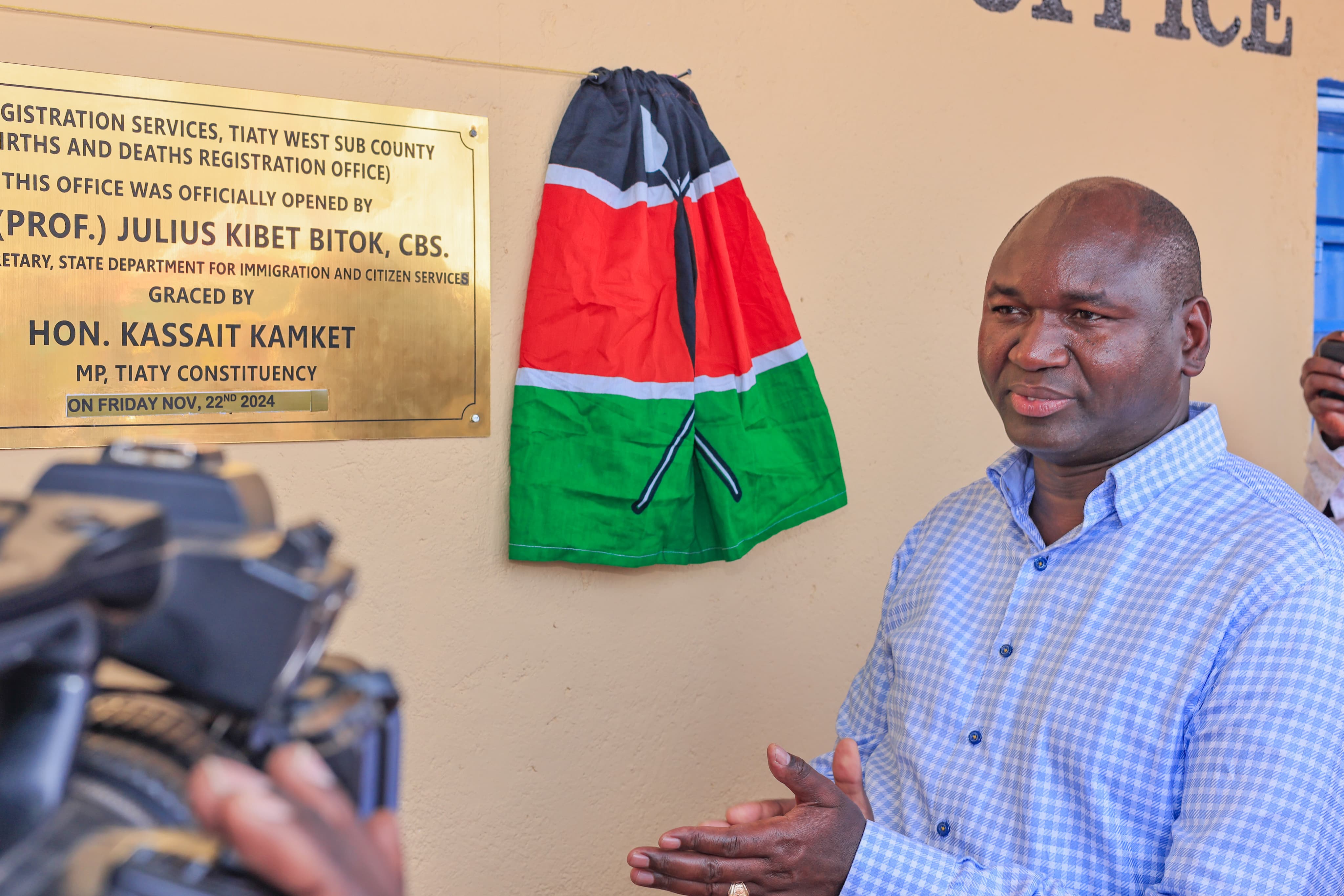 Tiaty Gets its First Births and Deaths Certificates Office 