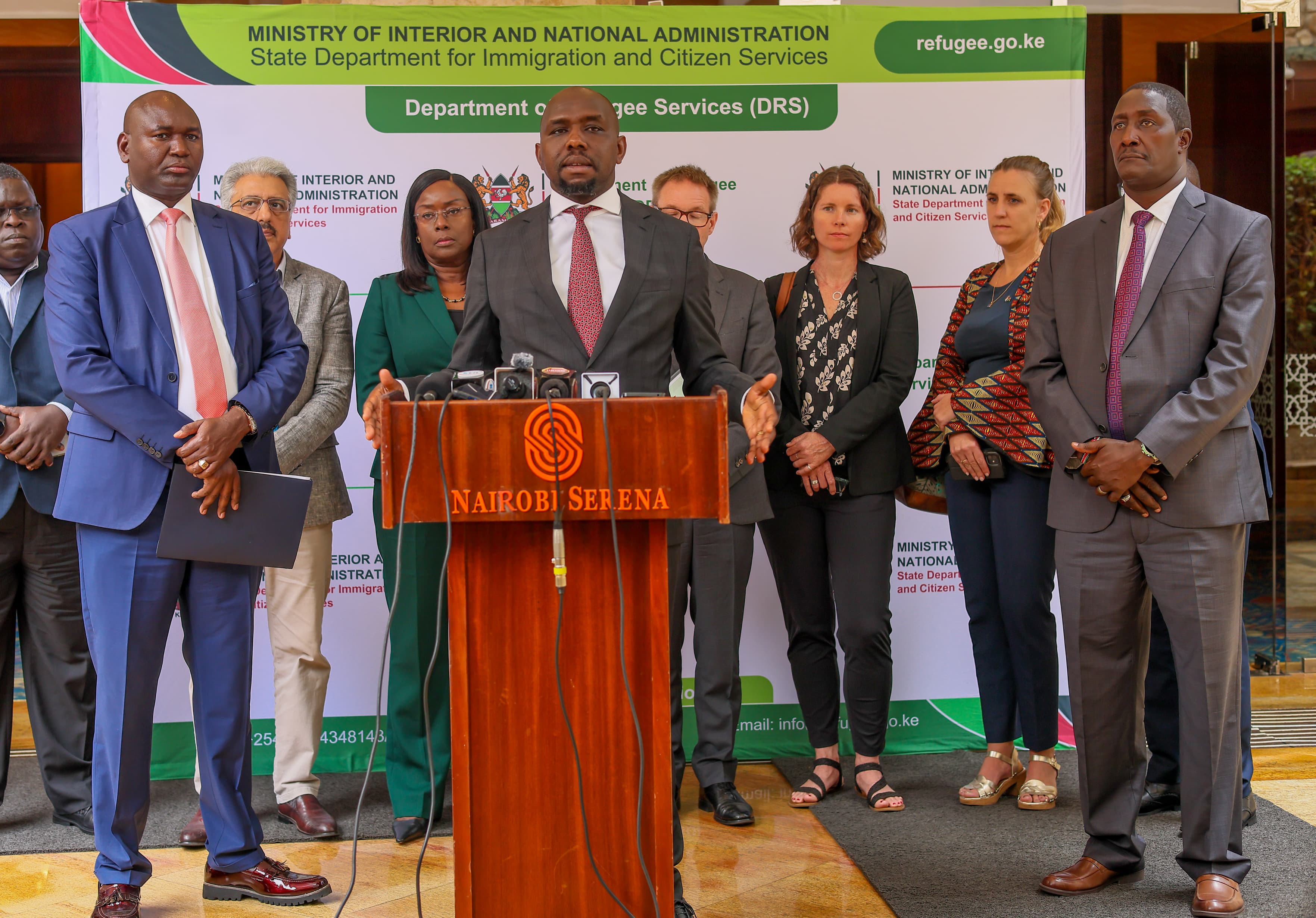Cabinet Secretary Consultations With Ambassadors, High Commissioners Heads Of International Financial Institutions On Refugee Situation In Kenya