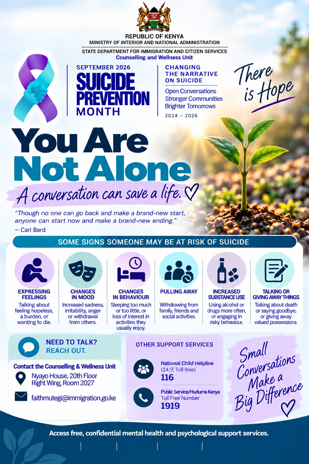 Changing the Narrative on Suicide