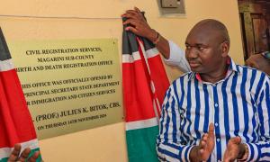 Unveiling of the Magarini Subcounty CRS office