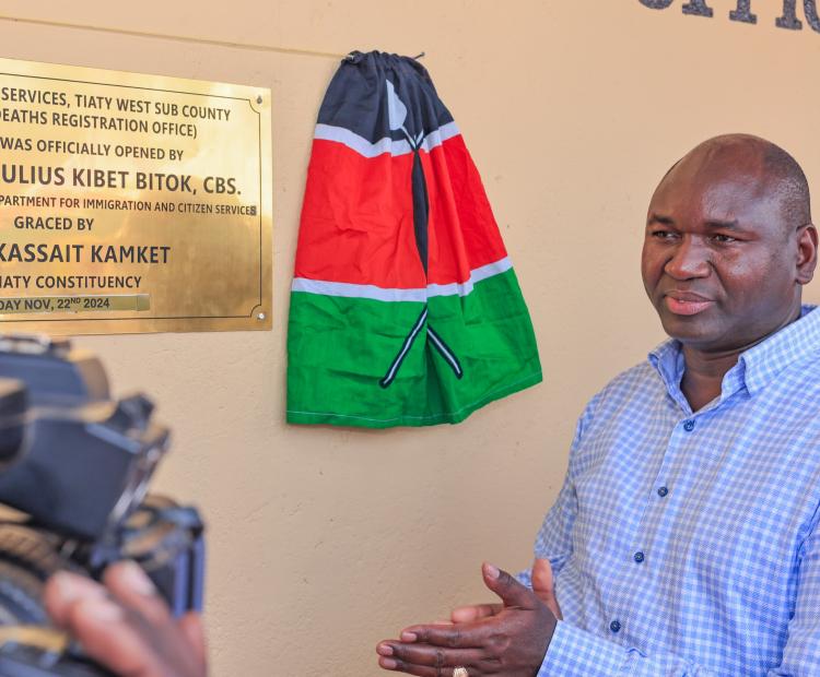 Tiaty Gets its First Births and Deaths Certificates Office 
